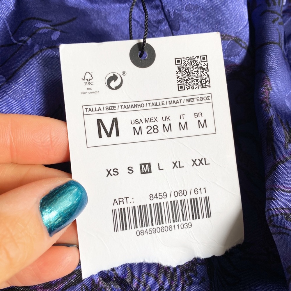 Zara Purple Maxi Skirt - Picture 10 of 13